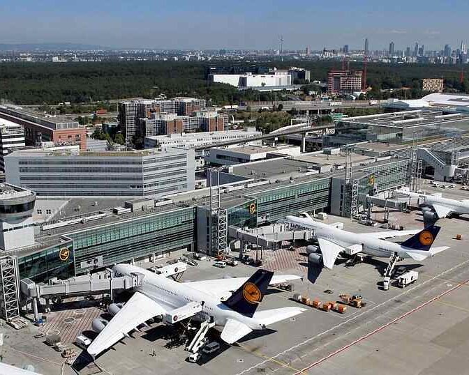 Solution de gestion de la sécurité de Primion pour l'aéroport de Francfort.